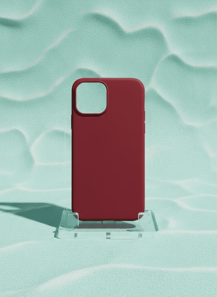 iPhone 12 Pro Max Red Transparent Phone Case